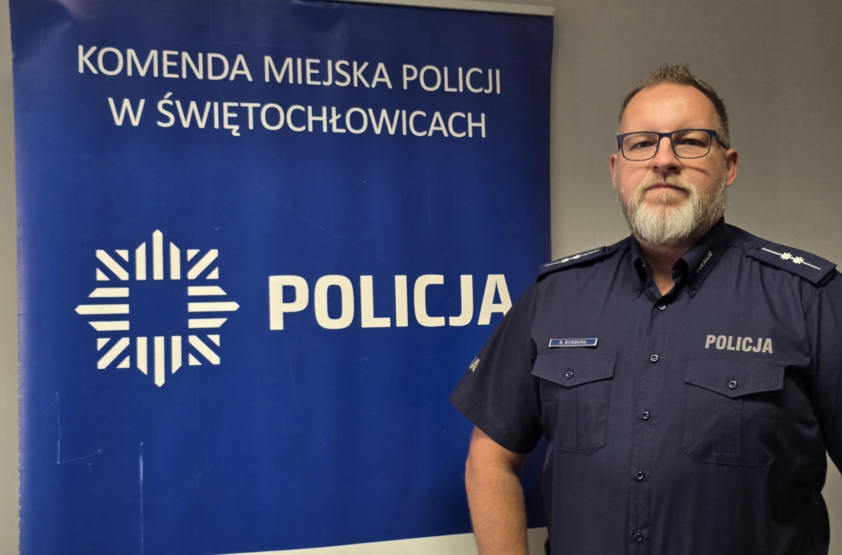 zdjęcie przedstawia kierownika dzielnicowych