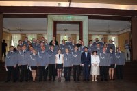 Na zdjęciu uczestnicy obchodów Święta Policji w Świętochłowicach.