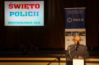 Na zdjęciu Komendant Miejski Policji w Świętochłowicach insp. Zbigniew Blacha