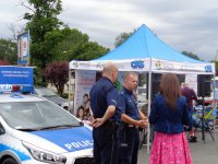 Finał konkursu &quot;Policjant w oczach dziecka&quot;, który odbył się 11 czerwca pod świętochłowickim &quot;Atrium&quot;. Wydarzenie to połączone było z akcją profilaktyczną świętochłowickich stróżów prawa.