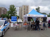 Finał konkursu &quot;Policjant w oczach dziecka&quot;, który odbył się 11 czerwca pod świętochłowickim &quot;Atrium&quot;. Wydarzenie to połączone było z akcją profilaktyczną świętochłowickich stróżów prawa.