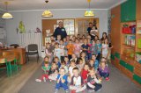 Spotkanie dzielnicowych z przedszkolakami.