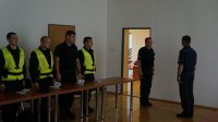 Wspólne patrole świętochłowickich policjantów z kursantami Szkoły Policji w Katowicach