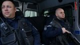 Policjanci OPP Katowice podczas służby na terenie Świętochłowic.