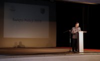 Uroczyste obchody Święta Policji Komendy Miejskiej Policji w Świętochłowicach w Centrum Kultury Śląskiej