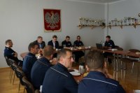 kierownictow KMP Świętochłowice podczas narady