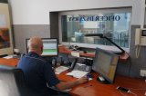 Oficer dyżurny miejscowej komendy podczas pełnionej służby