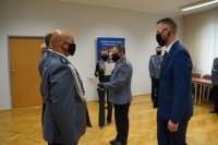 Uroczysta zbiórka zwiazana z obchodami Święta Policji