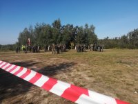 manewry wojskowe podczas pikniku militarnego upamiętniającego 100-lecia Powstań Śląskich na terenie Doliny Lipinki