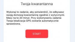 Na zdjęciu widać opis Twoja kwarantanna