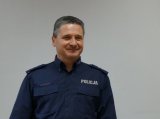 Na zdjęciu Komendant Miejski Policji w Świetochłowicach kom. Bogdan Kołodziej