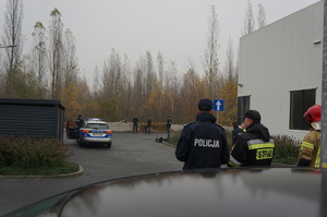 przedstawiciele Policji i Straży Pożarnej