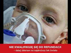 wizerunek małego chłopca z maseczką do inhalacji na twarzy