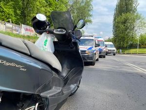 zdarzenie z motorowerem