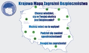 zdjęcie przedstawia grafikę krajowej mapy zagrożeń bezpieczeństwa