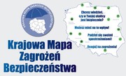 grafika przedstawiająca krajową mapę zagrożeń bezpieczeństwa