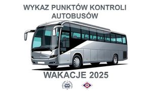 plakat z autokarem