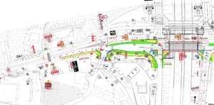 mapa przebudowy ulicy Bytomskiej