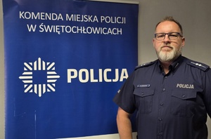 zdjęcie przedstawia kierownika dzielnicowych