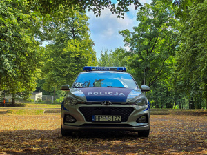 zdjęcie przedstawia radiowóz