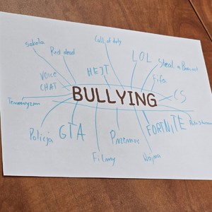 zdjęcie przedstawia mapę myśli co to jest bullying