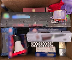 zdjęcie przedstawia skradziony towar