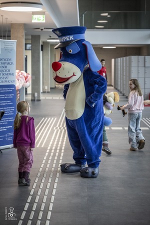 zdjęcie przedstawia maskotkę sznupka