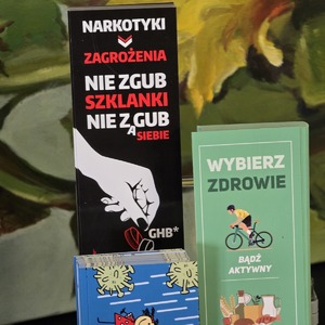 zdjęcie przedstawia materiały profilaktyczne