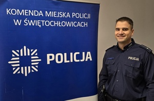 zdjęcie przedstawia dzielnicowego